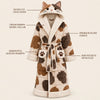 Heated CatRobe™ – Plush Cat-Head Hooded Robe